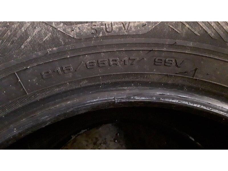 Recambio de neumatico pareja para neumaticos reutilizados - referencia OEM IAM 215651799V GOODYEAR 215/65/17/99V