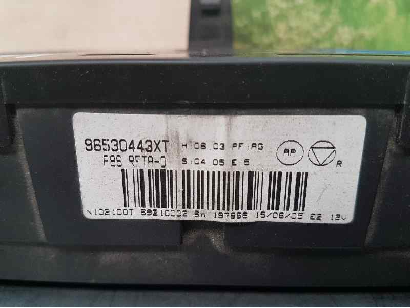 Recambio de mando climatizador para peugeot 1007 dolce referencia OEM IAM 96530443XT 69210002 VALEO