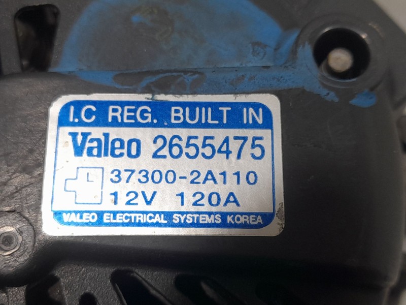 Recambio de alternador para hyundai i30 (fd) 1.6 crdi referencia OEM IAM 373002A110 2655475 VALEO