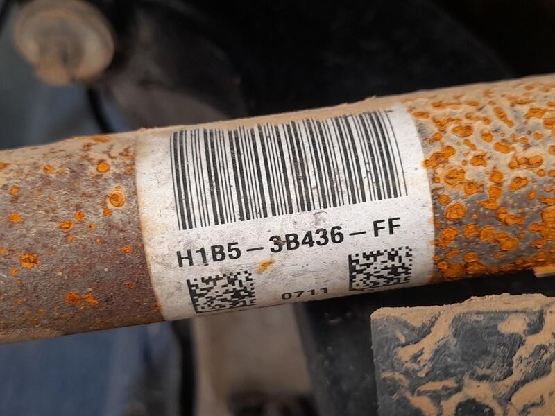 Recambio de transmision delantera derecha para ford fiesta vii (hj, hf) 1.0 ecoboost referencia OEM IAM H1B53B436FF  