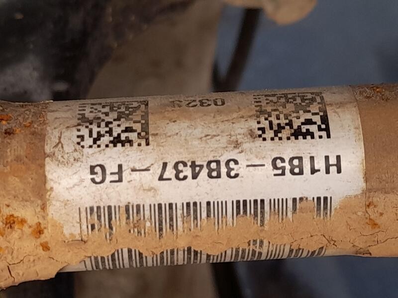 Recambio de transmision delantera izquierda para ford fiesta vii (hj, hf) 1.0 ecoboost referencia OEM IAM H1B53B437FG  