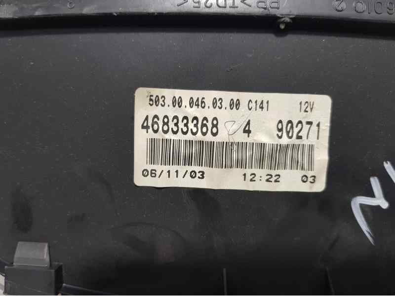 Recambio de cuadro instrumentos para fiat punto berlina (188) 1.2 8v active referencia OEM IAM 46833368 503000460300 