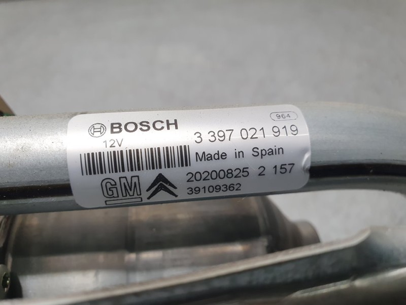 Recambio de motor limpia delantero para citroën c3 aircross puretech referencia OEM IAM 39109362 3397021919 BOSCH