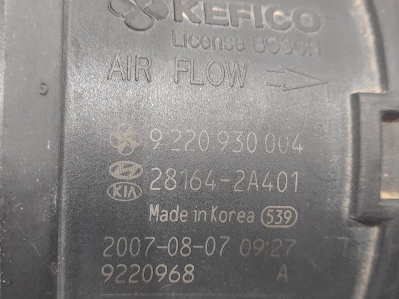 Recambio de caudalimetro para hyundai i30 (fd) 1.6 crdi referencia OEM IAM 281642A401 9220930004 KEFICO