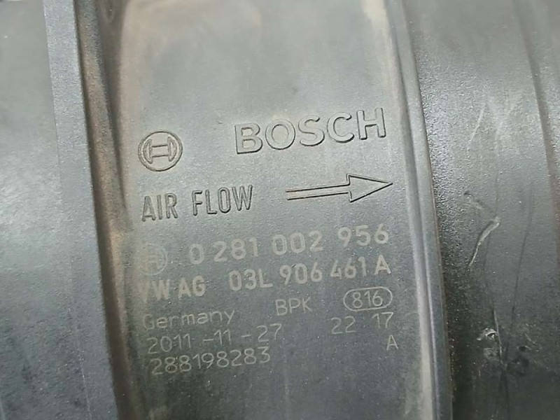 Recambio de caudalimetro para audi a4 ber. (b8) e referencia OEM IAM 03L906461A 0281002956 BOSCH