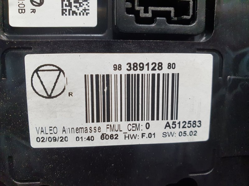 Recambio de sistema navegacion gps para citroën c3 aircross puretech referencia OEM IAM 9836623980  