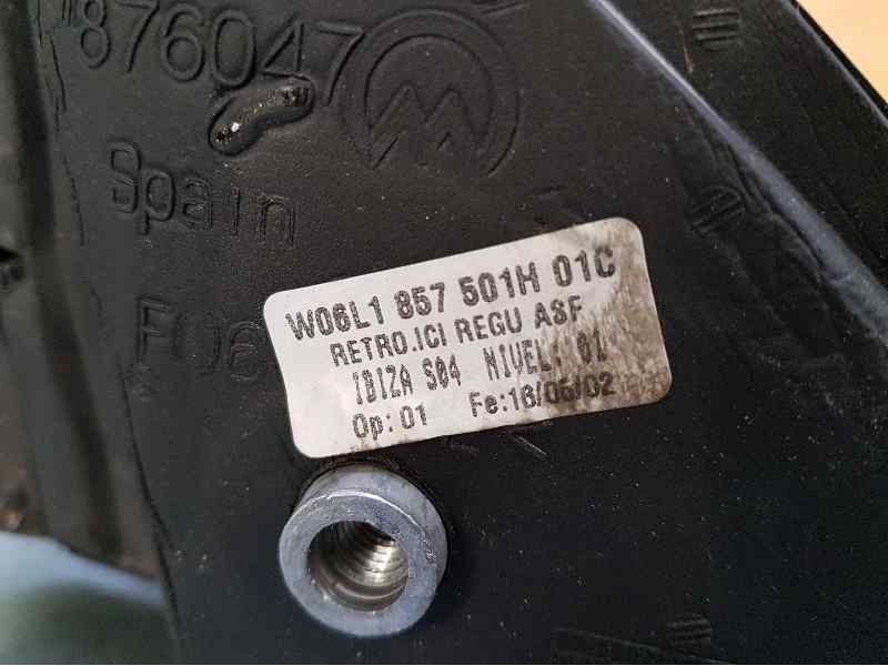 Recambio de retrovisor izquierdo para seat ibiza (6l1) cool referencia OEM IAM 6L1857501H  C/M