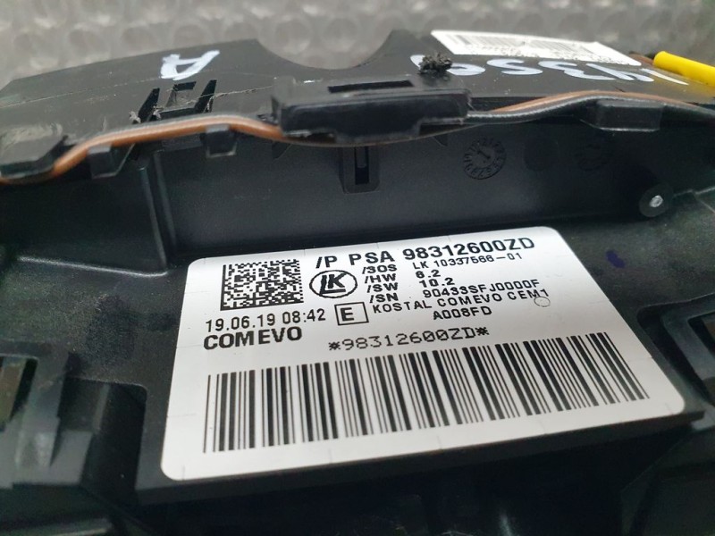 Recambio de mando luces y limpia para peugeot 508 gt line referencia OEM IAM 98312600ZD  