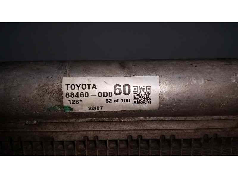 Recambio de condensador / radiador aire acondicionado para toyota yaris active referencia OEM IAM 884600D060  