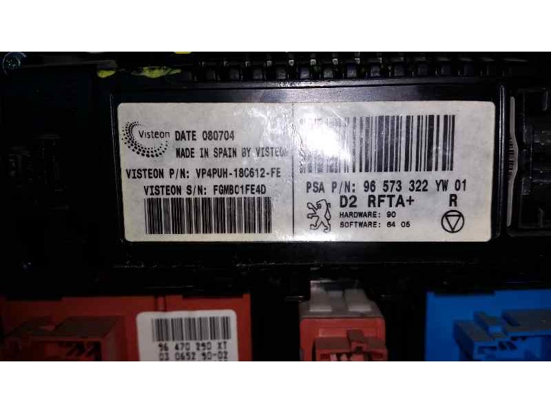 Recambio de mando climatizador para peugeot 407 st confort pack referencia OEM IAM VP4PUH18C612FE 96573322YW01 VISTEON