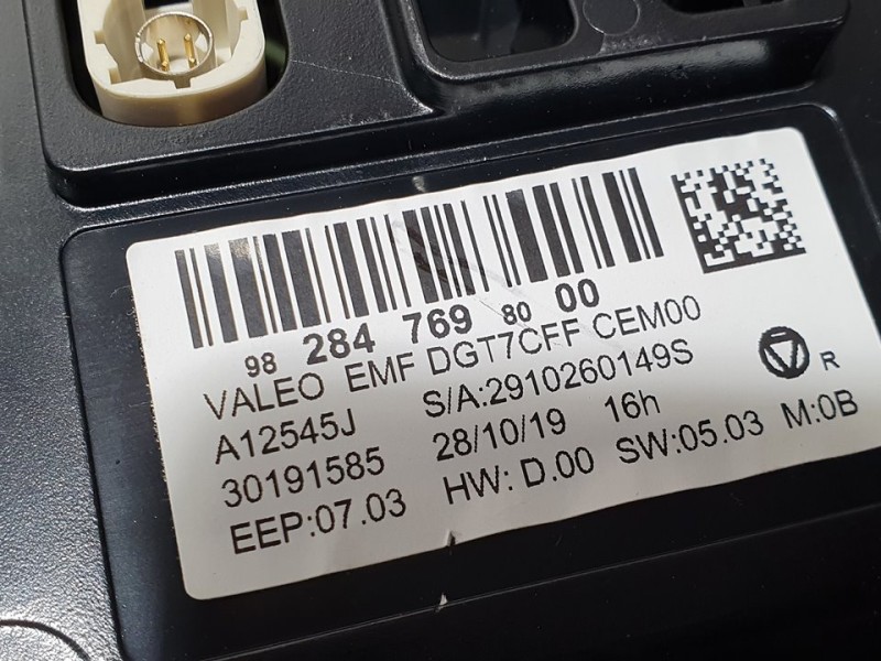 Recambio de pantalla multifuncion para peugeot 208 (p2) active referencia OEM IAM 9828476980 A12545J 