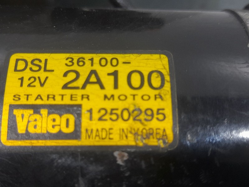 Recambio de motor arranque para hyundai i30 (fd) 1.6 crdi referencia OEM IAM 361002A100 1250295 VALEO