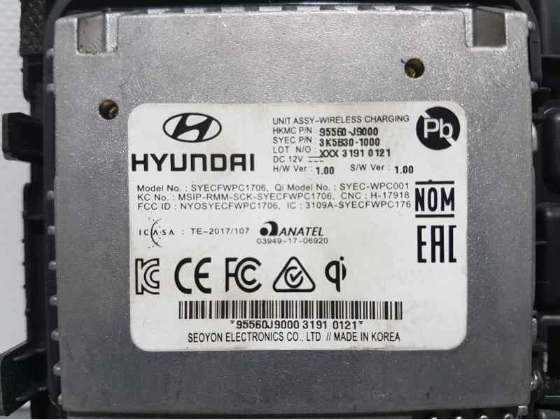 Recambio de cargador inductivo para hyundai kona style 4wd referencia OEM IAM 95560J9000 3K5B301000 