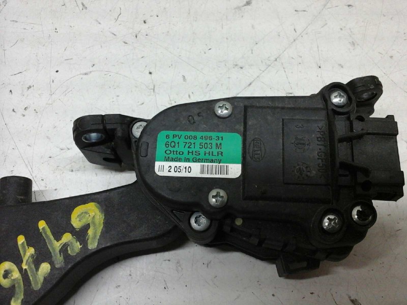 Recambio de potenciometro pedal para seat ibiza (6j5) 1.6 tdi referencia OEM IAM 6Q01721503M 1000002608555 