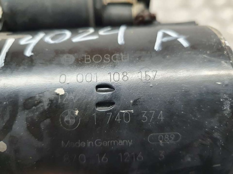 Recambio de motor arranque para bmw serie 3 berlina (e46) 318i referencia OEM IAM 1740374 0001108157 BOSCH