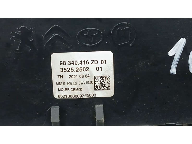 Recambio de mando calefaccion / aire acondicionado para opel combo furgoneta/monovolumen (k9) 1.5 d referencia OEM IAM 98340416Z