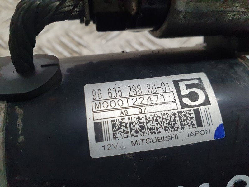 Recambio de motor arranque para peugeot 3008 premium referencia OEM IAM 9663528880 M000T22471 MITSUBISHI