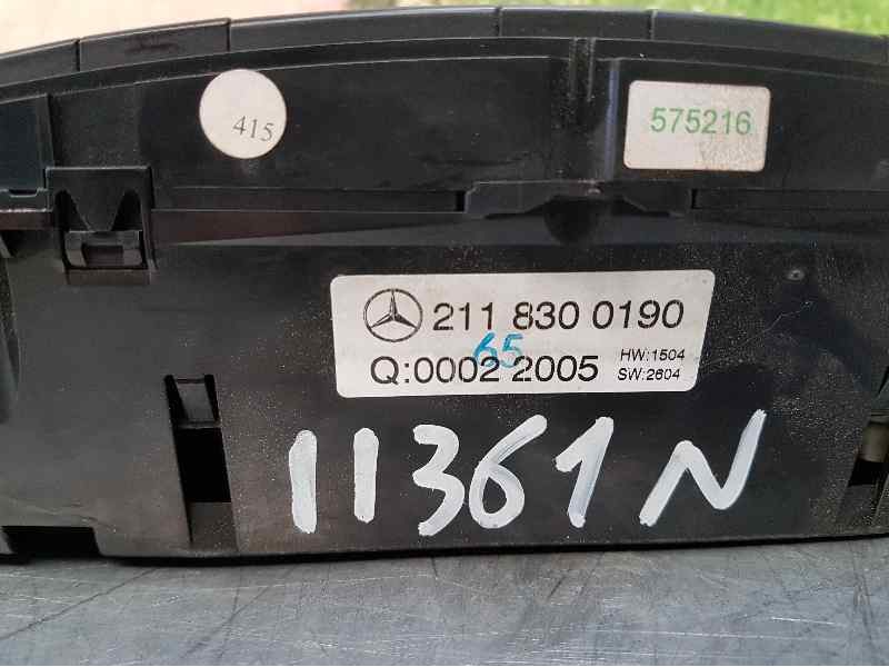 Recambio de mando climatizador para mercedes-benz clase e (w211) berlina e 320 cdi (211.026) referencia OEM IAM 2118300190  