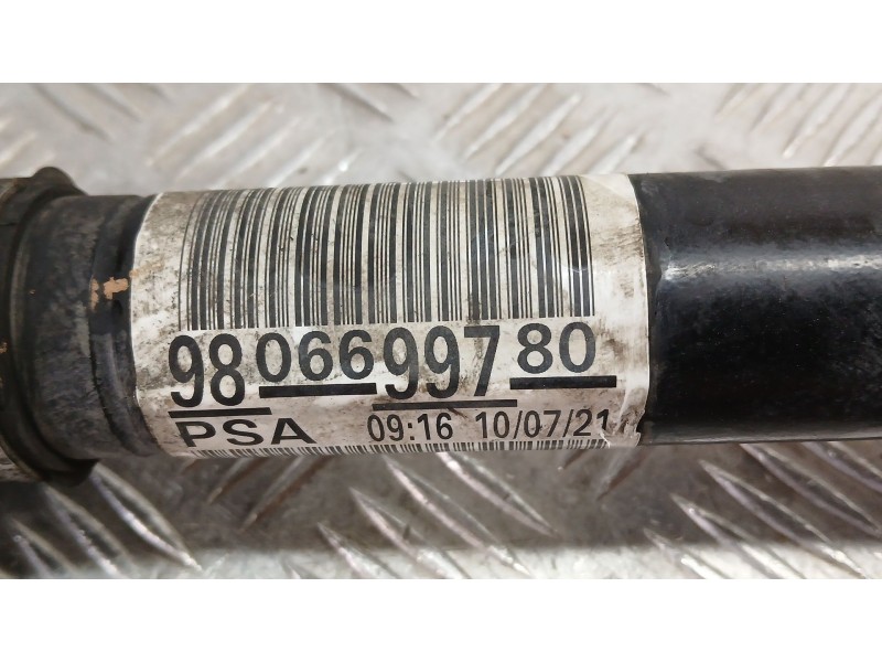 Recambio de transmision delantera derecha para opel combo furgoneta/monovolumen (k9) 1.5 d referencia OEM IAM 9806699780  