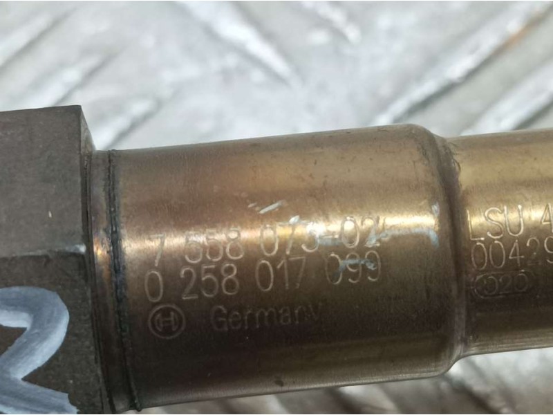 Recambio de sonda lambda para bmw serie 5 lim. (f10) 523i referencia OEM IAM 755807302 0258017099 BOSCH