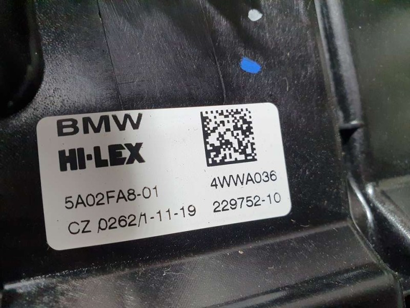 Recambio de elevalunas trasero derecho para bmw serie 1 lim. (f40) 118d m sport referencia OEM IAM 5A02FA801 22975210 ELECTRICO 