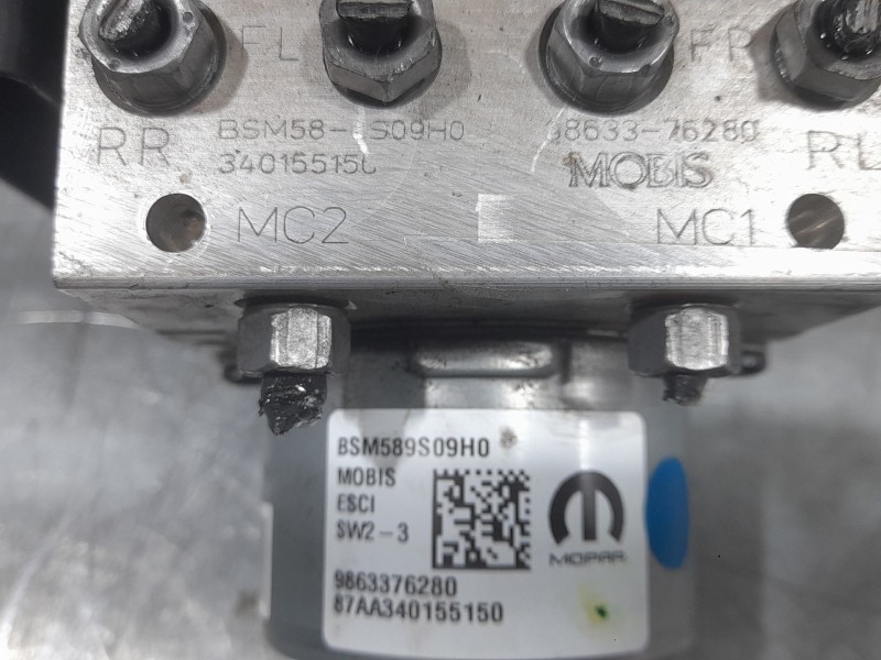Recambio de abs para citroën berlingo furgoneta/monovolumen (k9) 1.5 bluehdi 100 referencia OEM IAM 340155150 0863376280 MOBIS