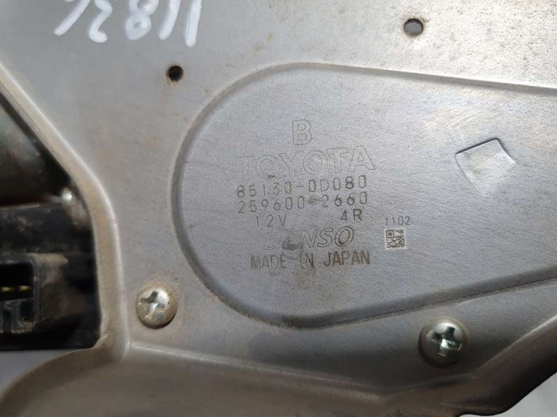 Recambio de motor limpia trasero para toyota yaris active referencia OEM IAM 851300D080 2596002660 DENSO