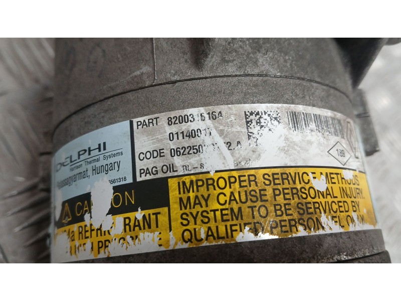 Recambio de compresor aire acondicionado para renault megane ii (bm0/1_, cm0/1_) 1.5 dci (bm0f, bm0t, bm2b, cm0f, cm0t) referenc