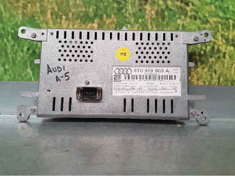 Recambio de pantalla multifuncion para audi a5 coupe (8t) referencia OEM IAM 8T0919603A PANTALLA ROZADA PANASONIC