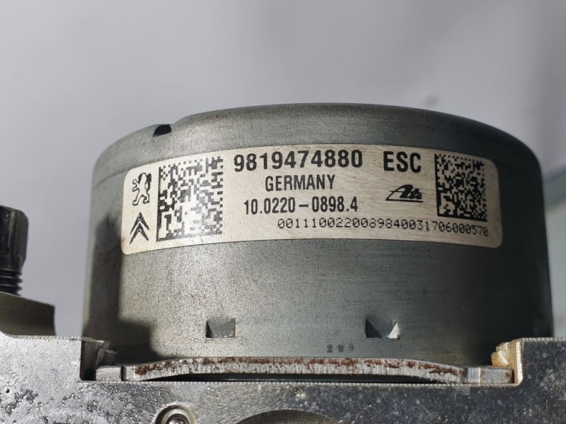 Recambio de abs para citroën c4 cactus feel referencia OEM IAM 9819474880 10022008984 ATE