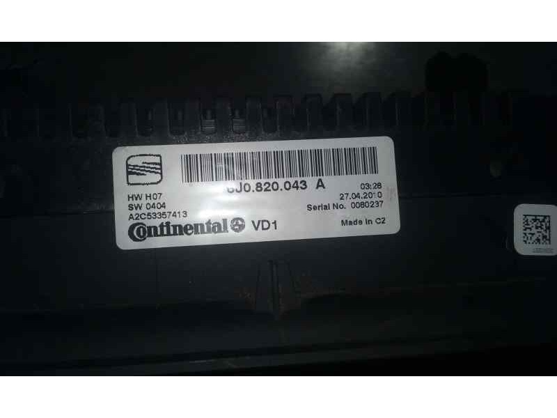 Recambio de mando climatizador para seat ibiza (6j5) good stuff referencia OEM IAM 6J0820043A  