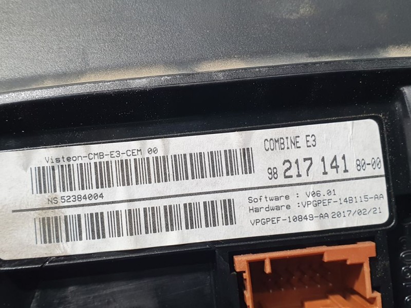 Recambio de cuadro instrumentos para citroën c4 cactus feel referencia OEM IAM 9821714180 NS52387004 VISTEON