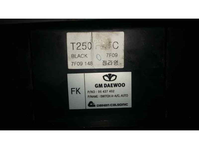 Recambio de mando climatizador para chevrolet aveo ls referencia OEM IAM 96437402  DAIHAN CALSONIC
