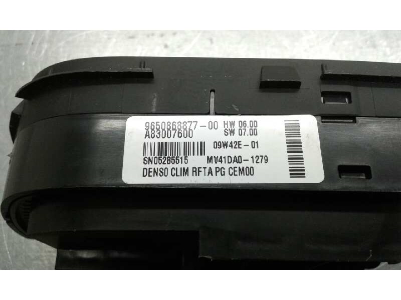 Recambio de mando climatizador para citroën c4 picasso 2.0 hdi fap cat (rhr / dw10bted4) referencia OEM IAM 9650868977 100000261