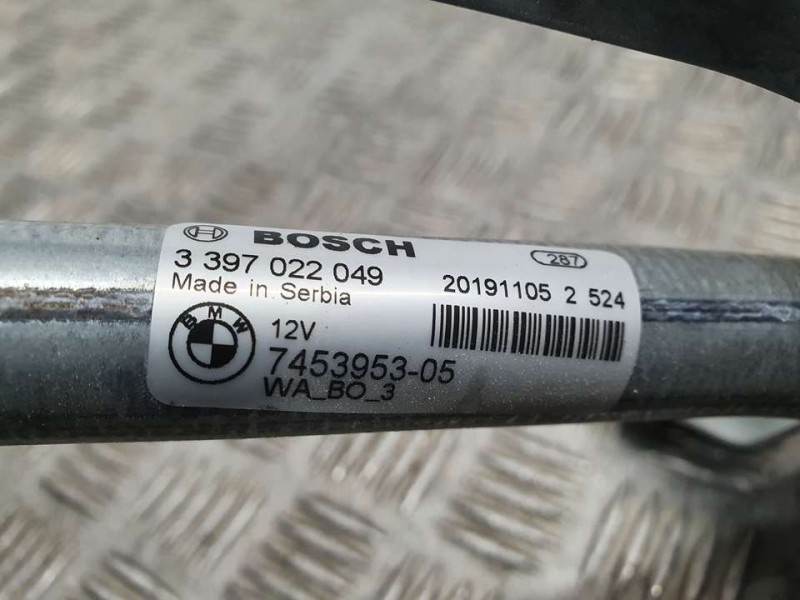 Recambio de motor limpia delantero para bmw serie 1 lim. (f40) 118d m sport referencia OEM IAM 745395305 3397022049 BOSCH