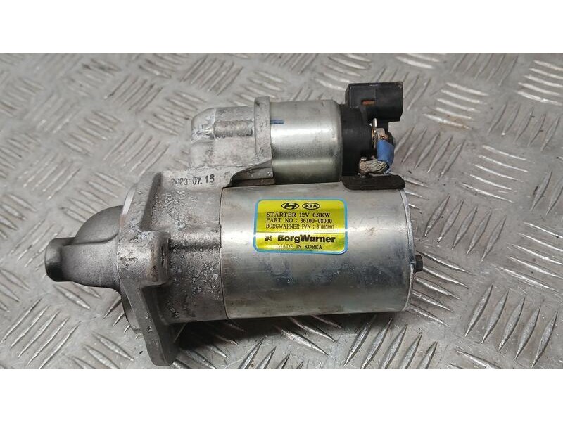 Recambio de motor arranque para hyundai i 20 tecno mild-hybrid referencia OEM IAM 3610008000 BORGWARNER 61003002
