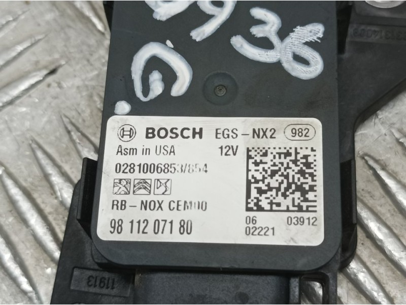Recambio de sonda lambda para peugeot 308 active bussines referencia OEM IAM 9811207180 0281006853 BOSCH