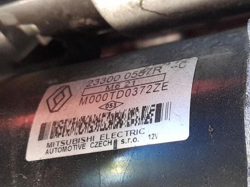 Recambio de motor arranque para renault megane iv hatchback (b9a/m/n_) 1.2 tce 130 (b9mr) referencia OEM IAM 233000557R MITSUBIS