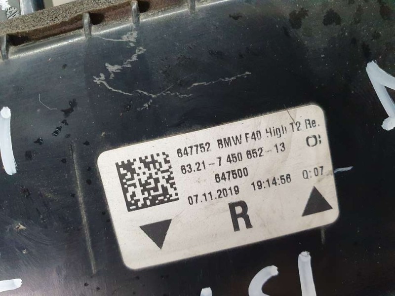 Recambio de piloto trasero derecho para bmw serie 1 lim. (f40) 118d m sport referencia OEM IAM 63217450652  INTERIOR LED