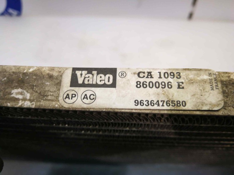 Recambio de condensador / radiador aire acondicionado para citroën xsara berlina 1.9 td exclusive referencia OEM IAM 9636476580 