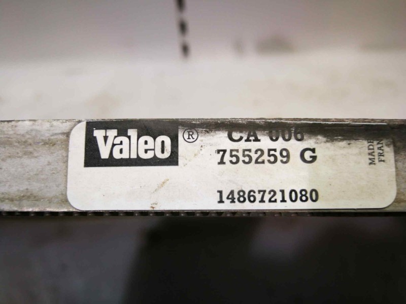 Recambio de condensador / radiador aire acondicionado para fiat scudo (222) 2.0 jtd cat referencia OEM IAM 755259G CA006 VALEO