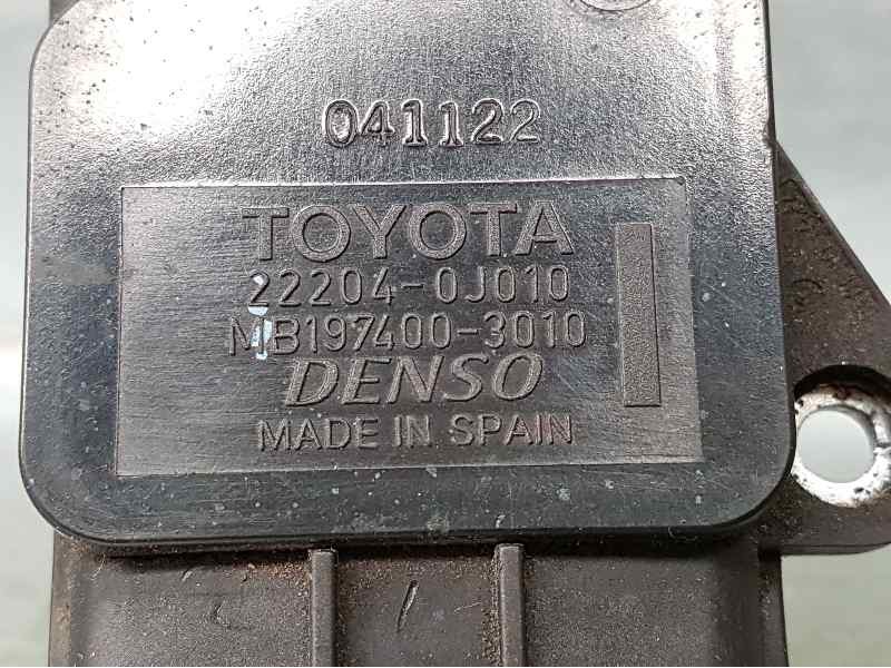 Recambio de caudalimetro para toyota corolla verso (r1) 1.8 luna referencia OEM IAM 222040J010 MB1974003010 DENSO