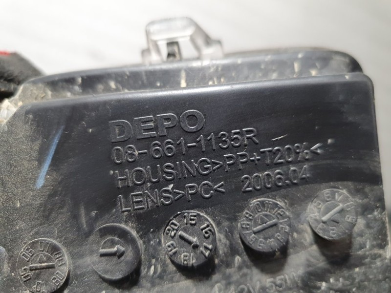 Recambio de faro derecho para fiat doblo cargo (223) 1.9 jtd sx furg. panorama referencia OEM IAM 6611135R  