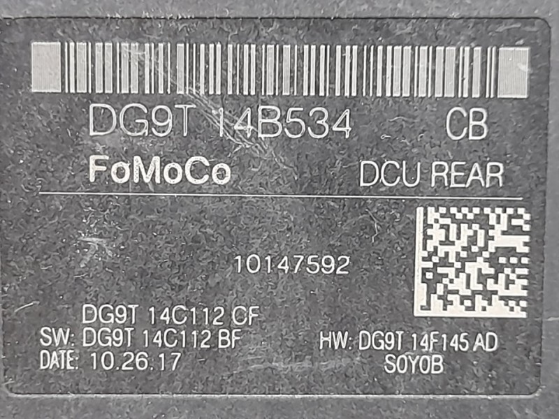 Recambio de modulo electronico para ford s-max trend referencia OEM IAM DG9T14B534  