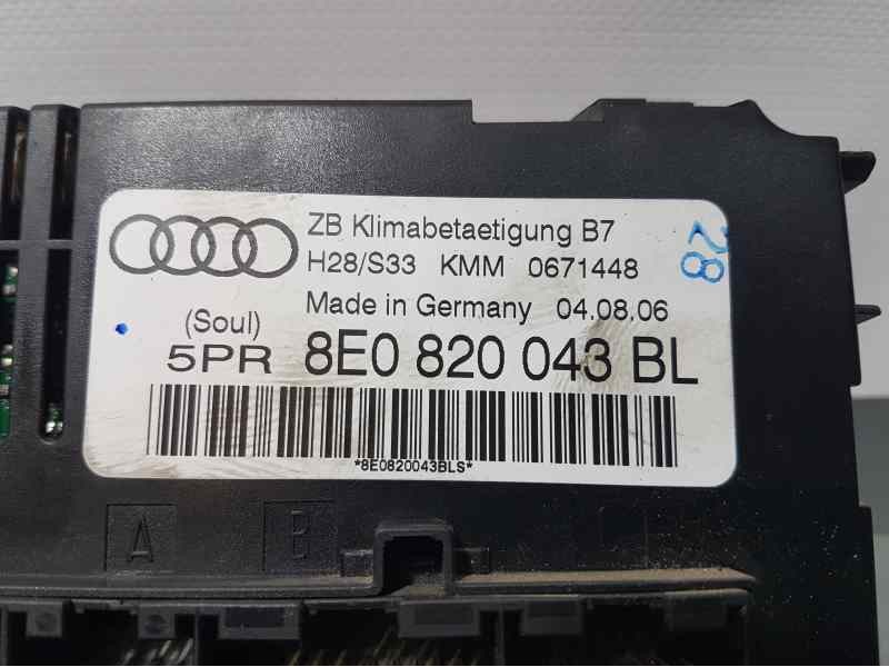 Recambio de mando climatizador para audi a4 cabrio (8h) 2.0 tdi referencia OEM IAM 8E0820043BL  