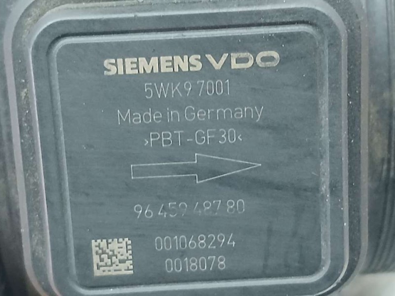 Recambio de caudalimetro para citroën c4 picasso exclusive referencia OEM IAM 9645948780 5WK97001 SIEMENS VDO