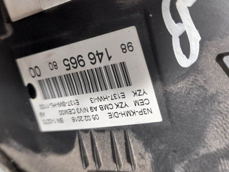 Recambio de cuadro instrumentos para peugeot 2008 (--.2013) style referencia OEM IAM 9814696580  