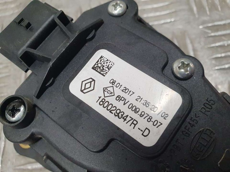 Recambio de potenciometro pedal para renault clio iv authentique referencia OEM IAM 180029347R 6PV009978 