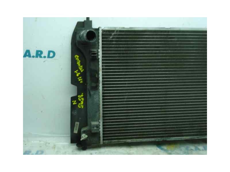 Recambio de radiador agua para toyota corolla (e12) 1.6 linea luna berlina referencia OEM IAM   