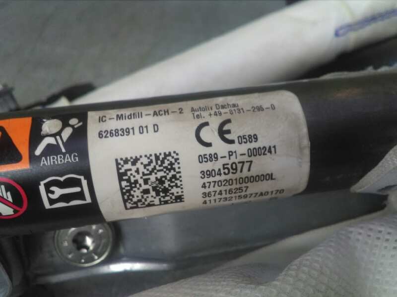Recambio de airbag cortina delantero izquierdo para opel corsa e color edition ecoflex referencia OEM IAM 39045977 0589P1000241 